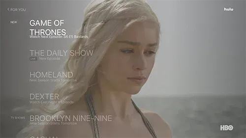Hulu design exploration